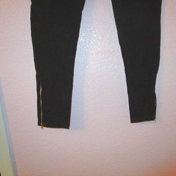 NWT Pantalon MOTO Skinny Size M PANTS Leggings POCKETS Stretch ZIP CUFFS - Picture 6 of 12